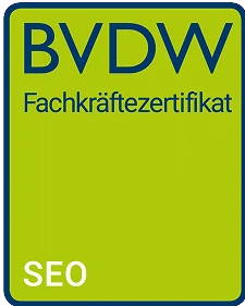 BVDW Fachkräftezertifikat SEO